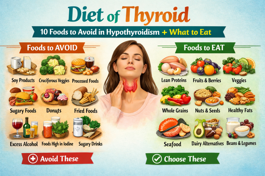 Diet of thyroid tips for better thyroid health